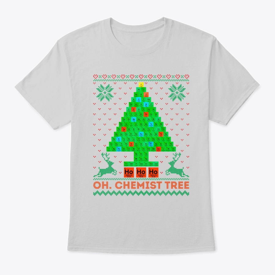 Oh Chemistry Tree Ugly Christmas Sweater Unisex Tshirt