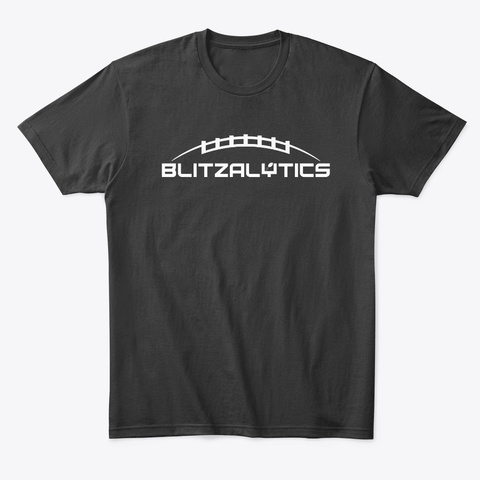 Blitz White Logo Black T-Shirt Front