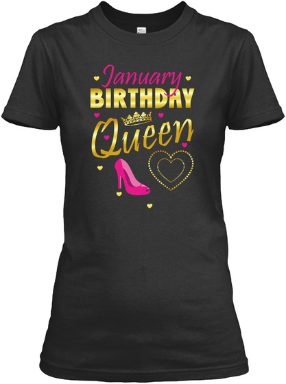 January Birthday Queen Cute Gift Girls