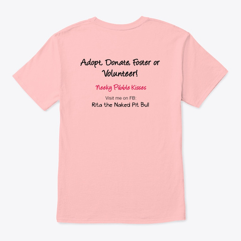 Rita Pale Pink T-Shirt Back