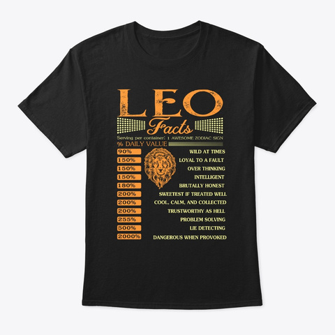 Leo Facts Servings Per Container