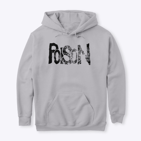 Poison (Ghost Black Hoodie) Sport Grey T-Shirt Front