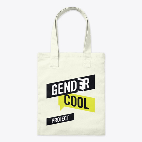 Gender Cool Tote Bag Natural T-Shirt Front