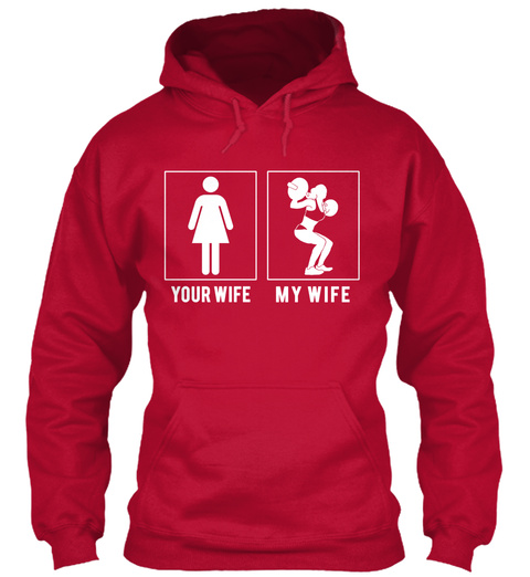 Your Wife My Wife  Fire Red T-Shirt Front