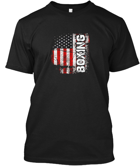 Usa Flag Boxing T-shirt Boxer Tee Gift