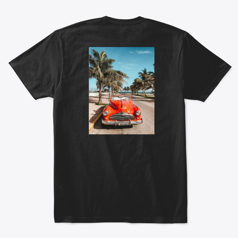 Cuba Style Merch Black T-Shirt Back