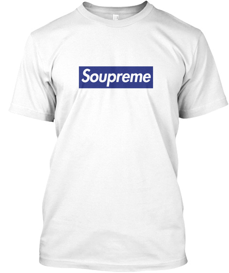 Soupreme White T-Shirt Front