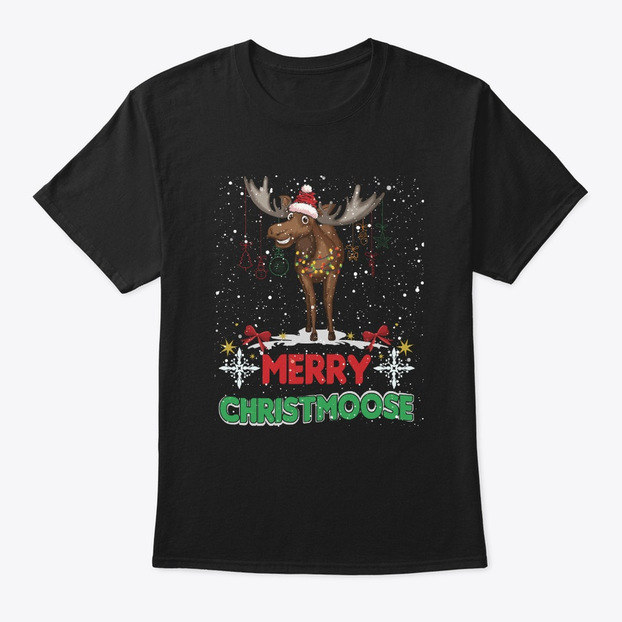 Merry Christmoose Moose Christmas Unisex Tshirt