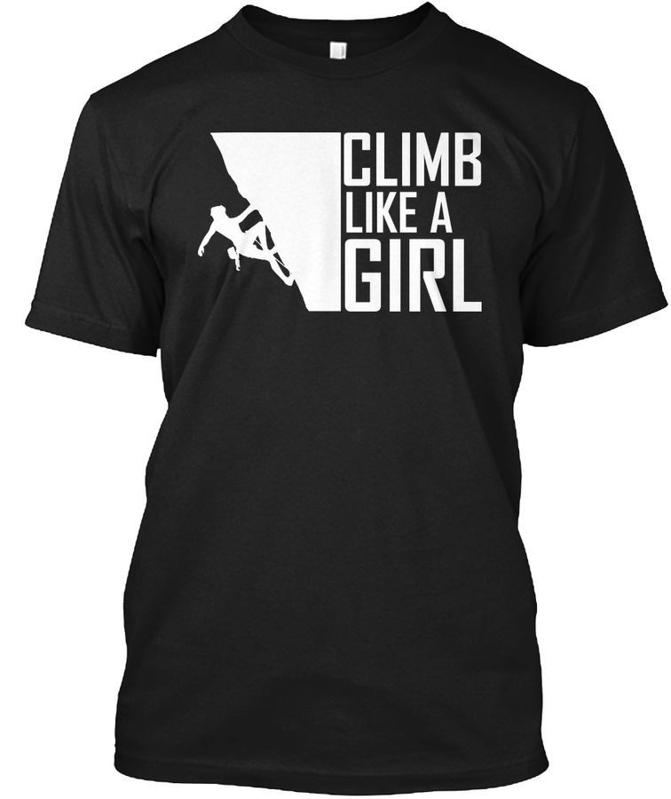 climb like a girl Unisex Tshirt