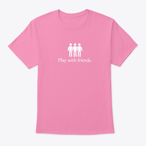 Friends Make The Difference Pink T-Shirt Front