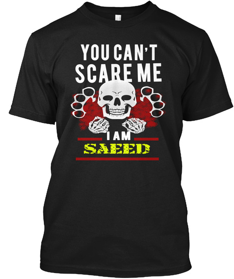 SAEED scare shirt Unisex Tshirt