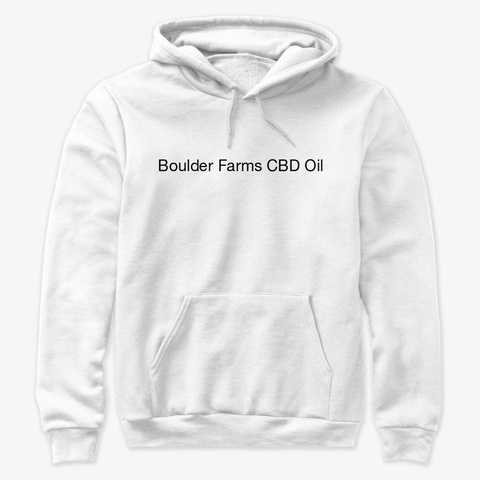 Boulder Farms Cbd Oil White T-Shirt Front
