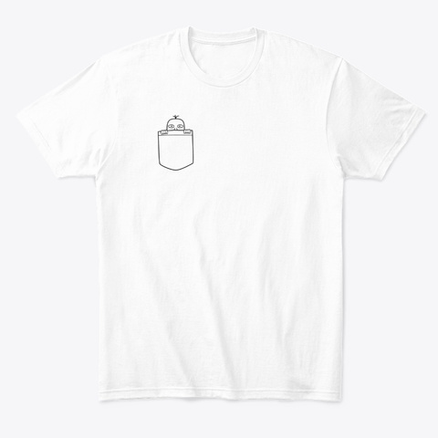 Earl Pocket Tee White T-Shirt Front