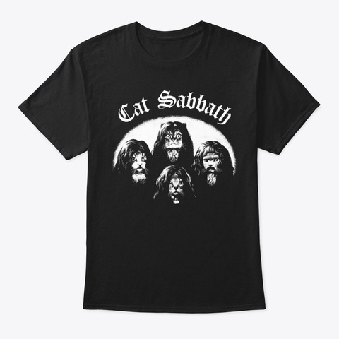 Cat Sabbath Band Unisex Tshirt