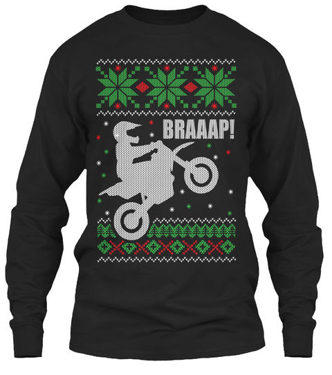 Braaap! Black T-Shirt Front