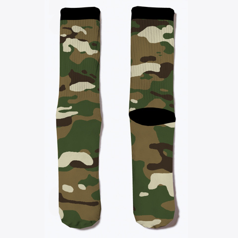 Military Woodland Camouflage I Standard Camiseta Front