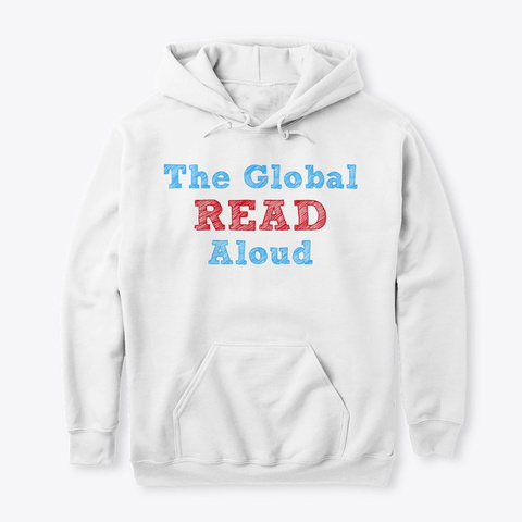 The Global Read Aloud White T-Shirt Front