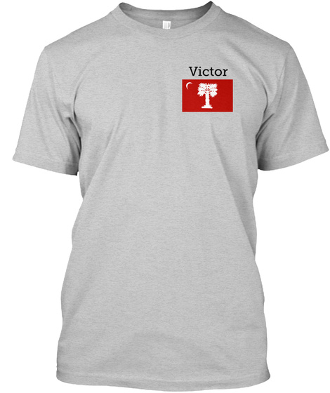 Victor Light Steel T-Shirt Front