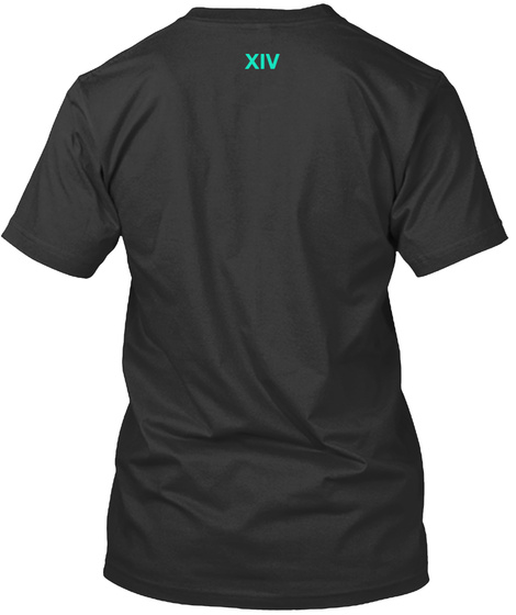 Xiv Black T-Shirt Back