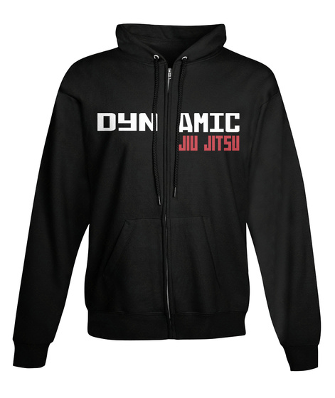 Dynamic Jiu Jitsu Black T-Shirt Front