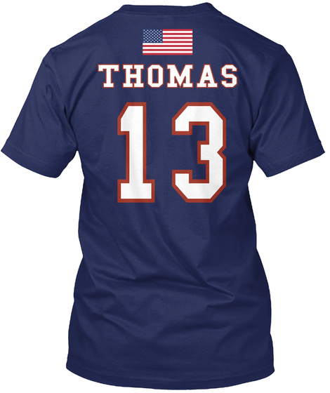 Thomas 13 Midnight Navy T-Shirt Back