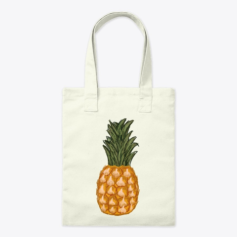 Pineapple Natural T-Shirt Front