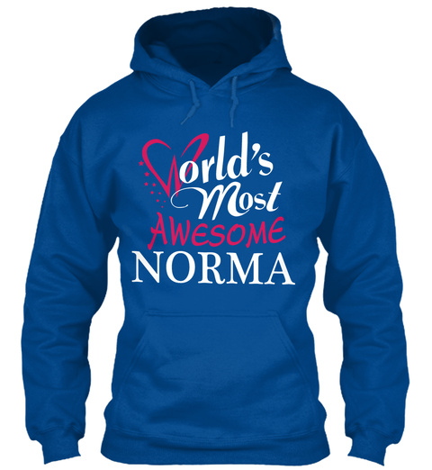 Tshirt Name Norma !!! Royal T-Shirt Front