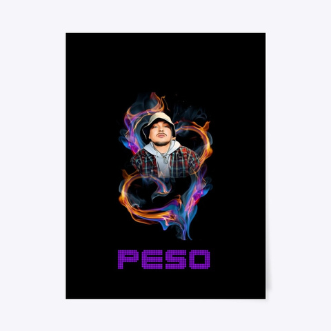 The Magic Of Peso Black T-Shirt Front