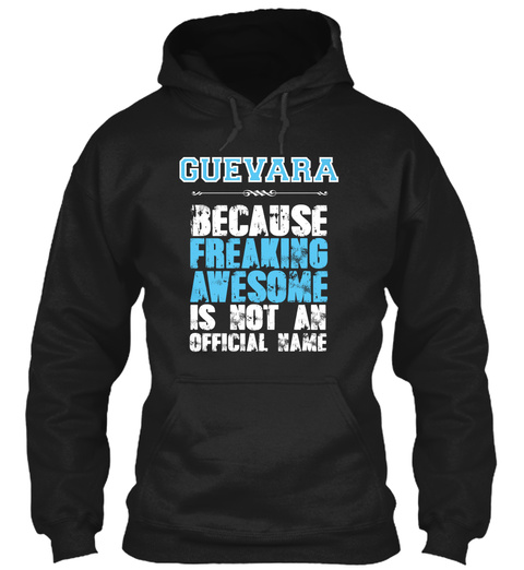 Guevara Is Awesome T Shirt Black T-Shirt Front