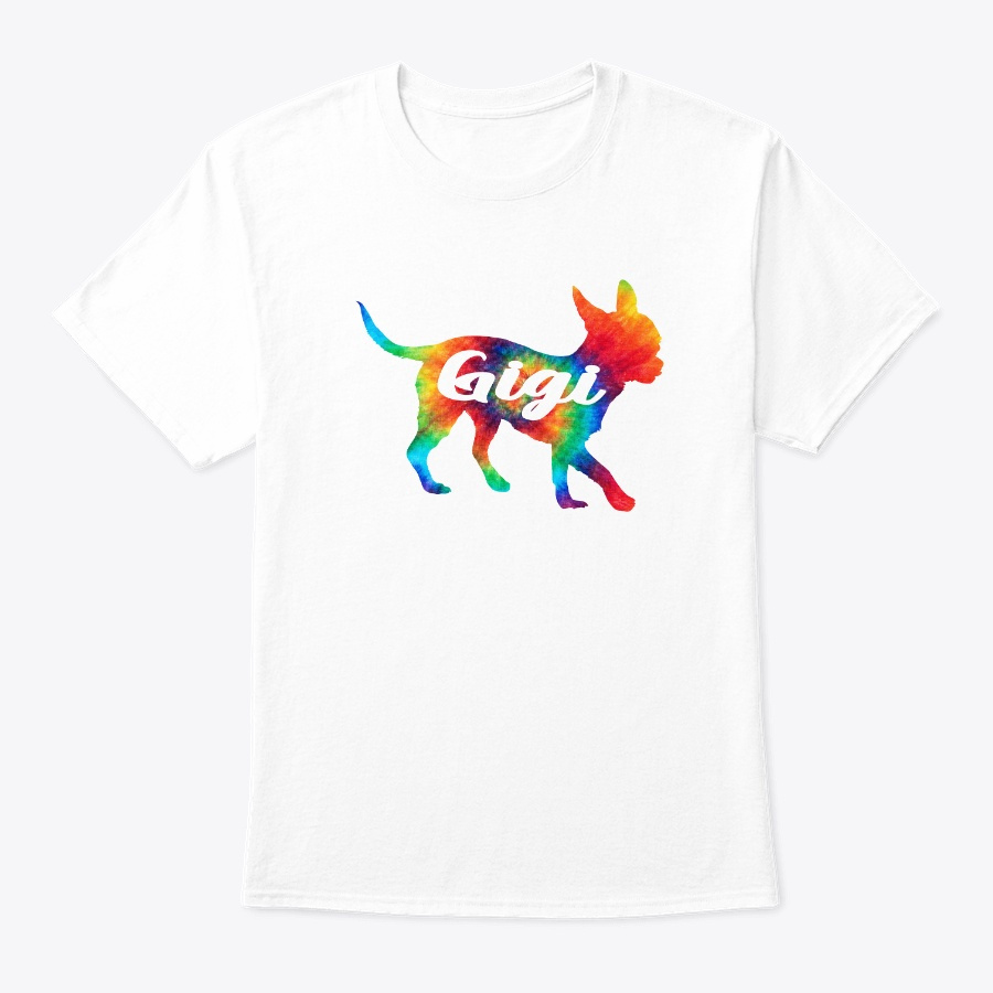 Chihuahua Dog Gigi Tie Dye Tshirt Unisex Tshirt