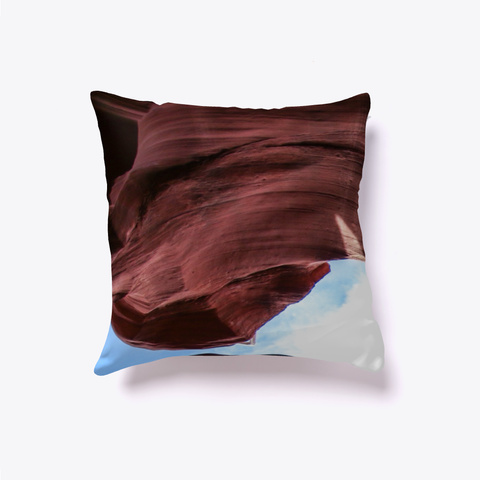 A Touch Of Sky Throw Pillow White T-Shirt Front