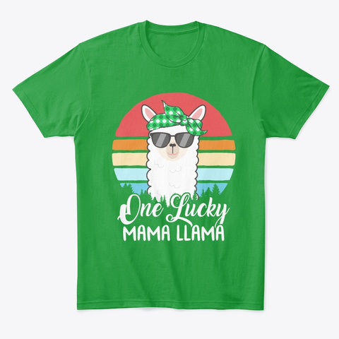St Patrick's Day One Lucky Mama Llama