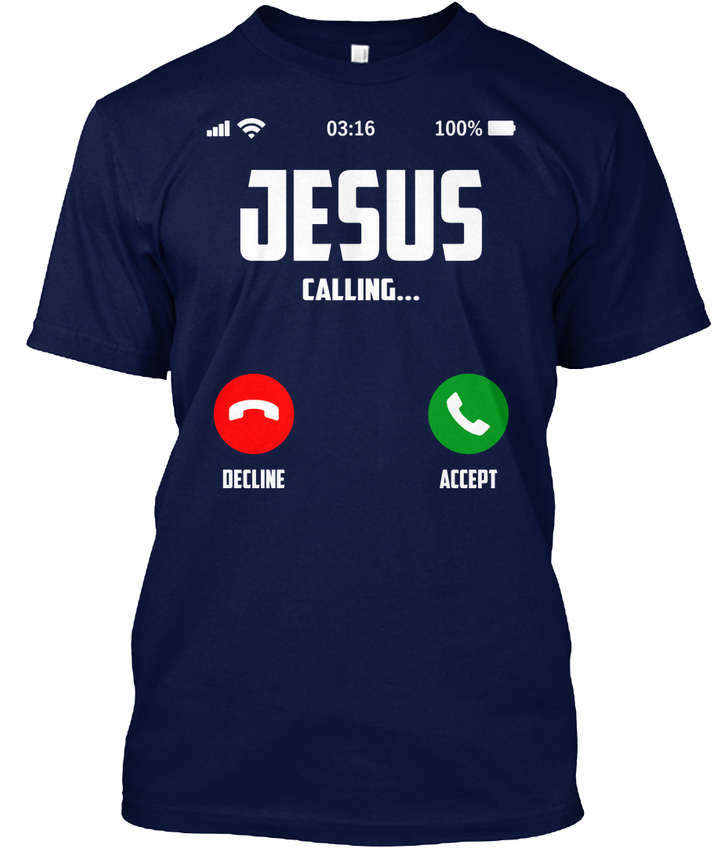 Jesus Is Calling Christian Hanes Tagless Tee T-Shirt | eBay