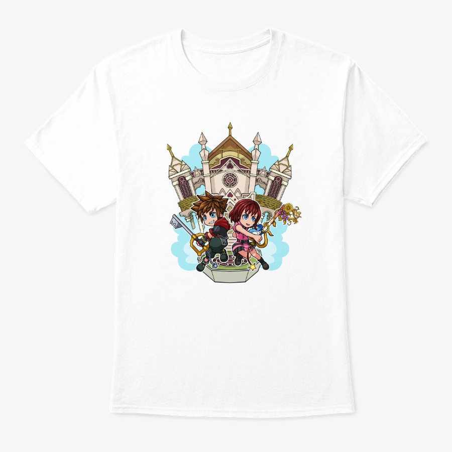 Kingdom Hearts Sora and Kairi Unisex Tshirt