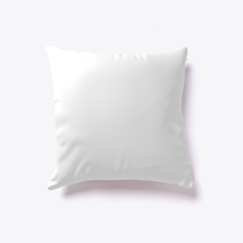 Funny Pillows   Very Cute White Maglietta Back