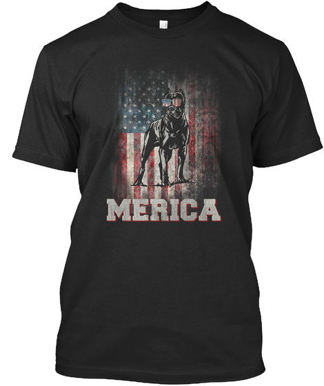Cane Corso Merica American Flag Unisex Tshirt
