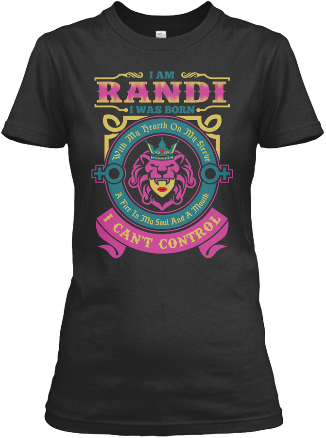 I cant control - Im RANDI Unisex Tshirt