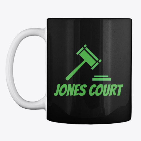 Jones Court Black T-Shirt Front