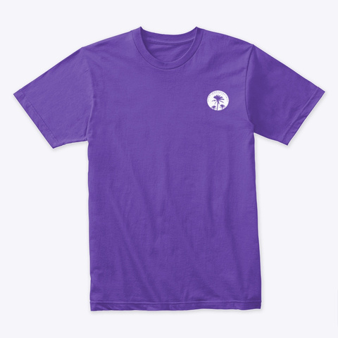 Os White Palm Tree Collection Purple Rush T-Shirt Front