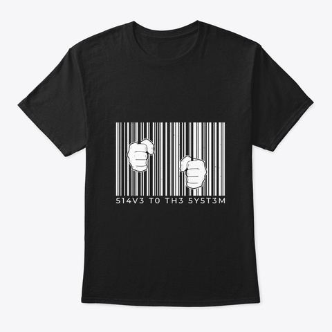 Fighting The System Black T-Shirt Front