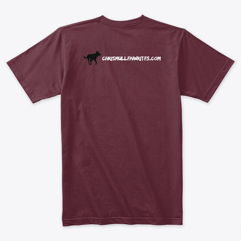 Rowdy  Limited Edition Maroon T-Shirt Back