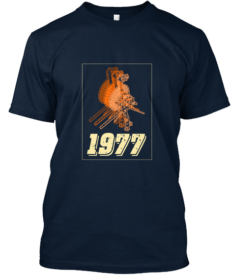 Voyager 1977 T Shirts New Navy T-Shirt Front