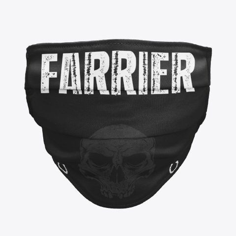Farrier Mask   Get One Now Black T-Shirt Front