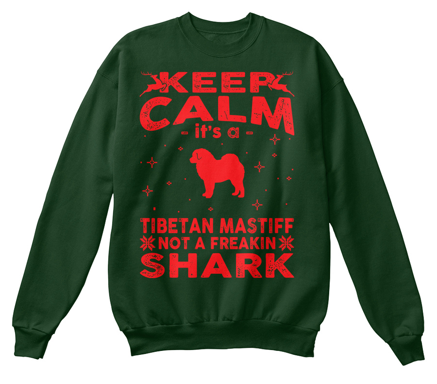 Tibetan Mastiff Funny Christmas Gifts Unisex Tshirt