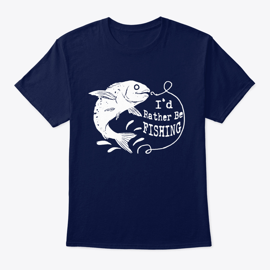 Id Rather Be Fishing Camping Funny Camp Unisex Tshirt