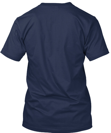 Chill Polar Bear (Shirt + Hoodie) Navy T-Shirt Back