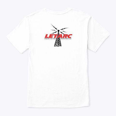 Letarc Shirt White T-Shirt Back