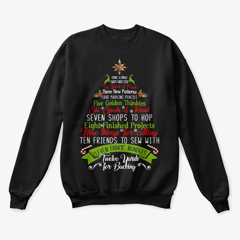 12 DAYS QUILTING CHRISTMAS Gift T SHIRTS Unisex Tshirt