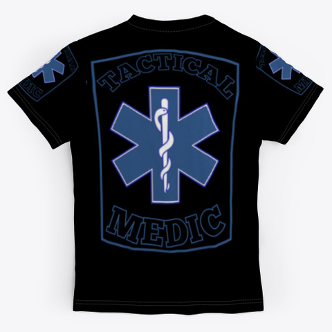 Tactical Medic Black T-Shirt Back
