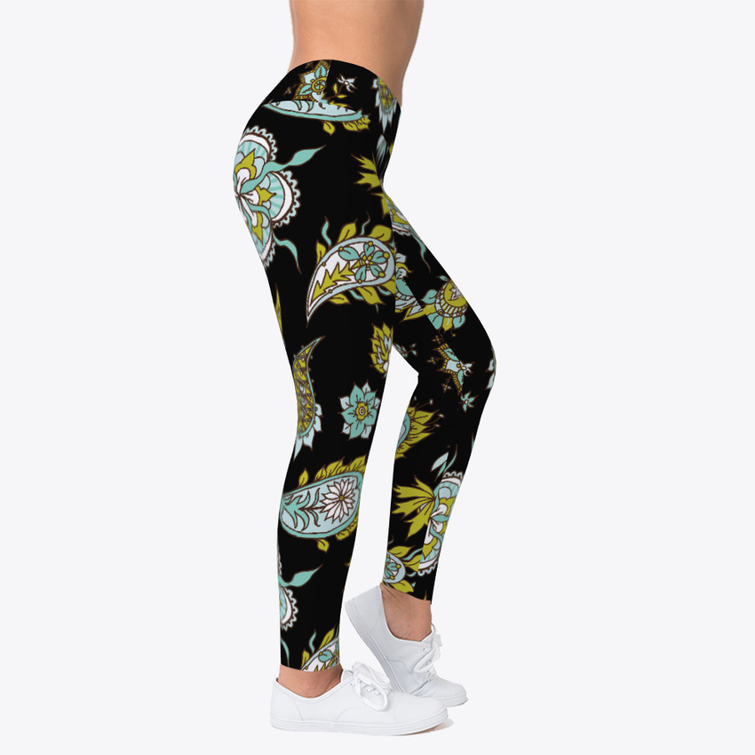 printed yoga pants